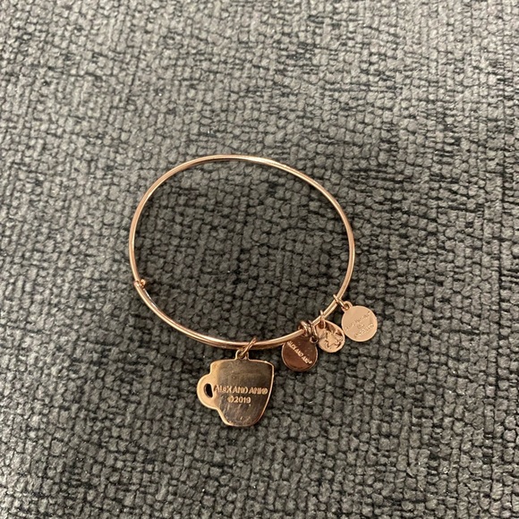EUC Alex & Ani pumpkin spice and chill rose gold bracelet - Picture 2 of 2